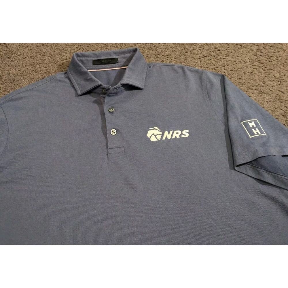 Greyson Morgan Hoffman Tour Issue Professional Golf Polo Shirt Men's Large